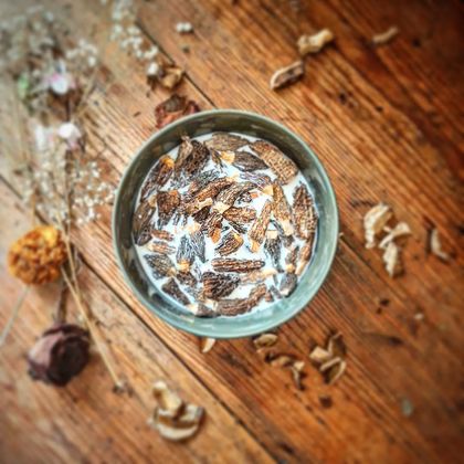 Réhydrater des champignons séchés
