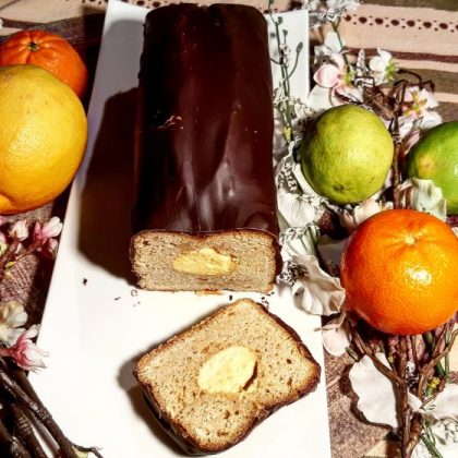 Cake aux Agrumes, Cœur crémeux à la mandarine