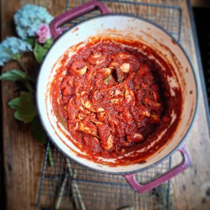 Chipirons à la tomate de ma Maman