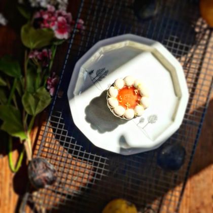 Corbières, Entre Ciel et Moulin Entremets Figues, Maury et Citron