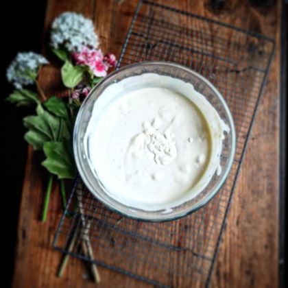 Mousse au Fromage Blanc Sur Pâte à Bombe