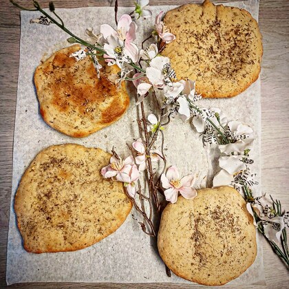 Man’ouché à l’Épeautre et au Zaatar