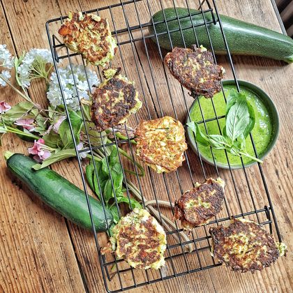 Kolokithokeftedes Galette de Courgette