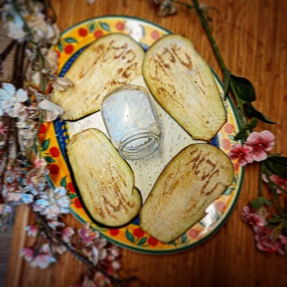 Dégorger au sel des Aubergines