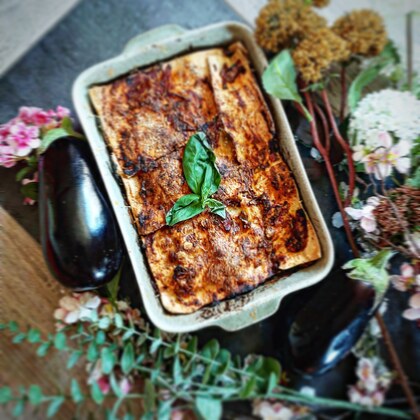 Lasagnes Aubergine et Ricotta