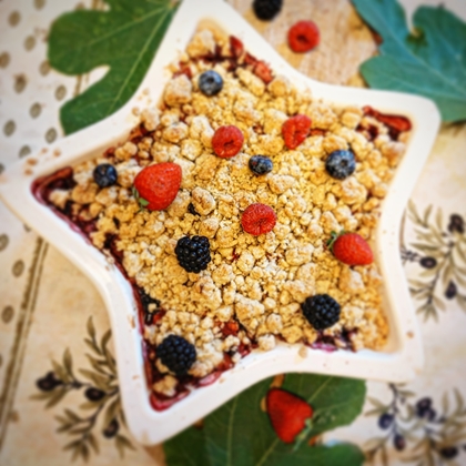 Crumble aux Fruits Rouges
