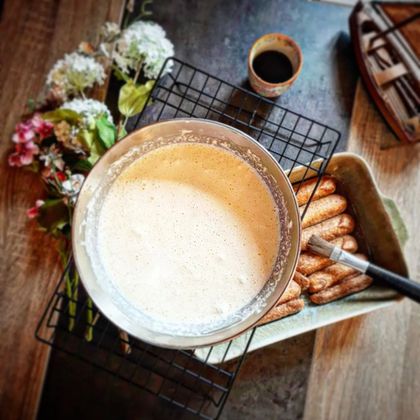 Crème Mascarpone pour Tiramisu