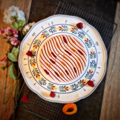 L’Origine du Monde Entremets Abricot et Framboise