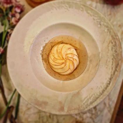 Blanche-Neige Pomme, Mascarpone, Tonka, Vanille